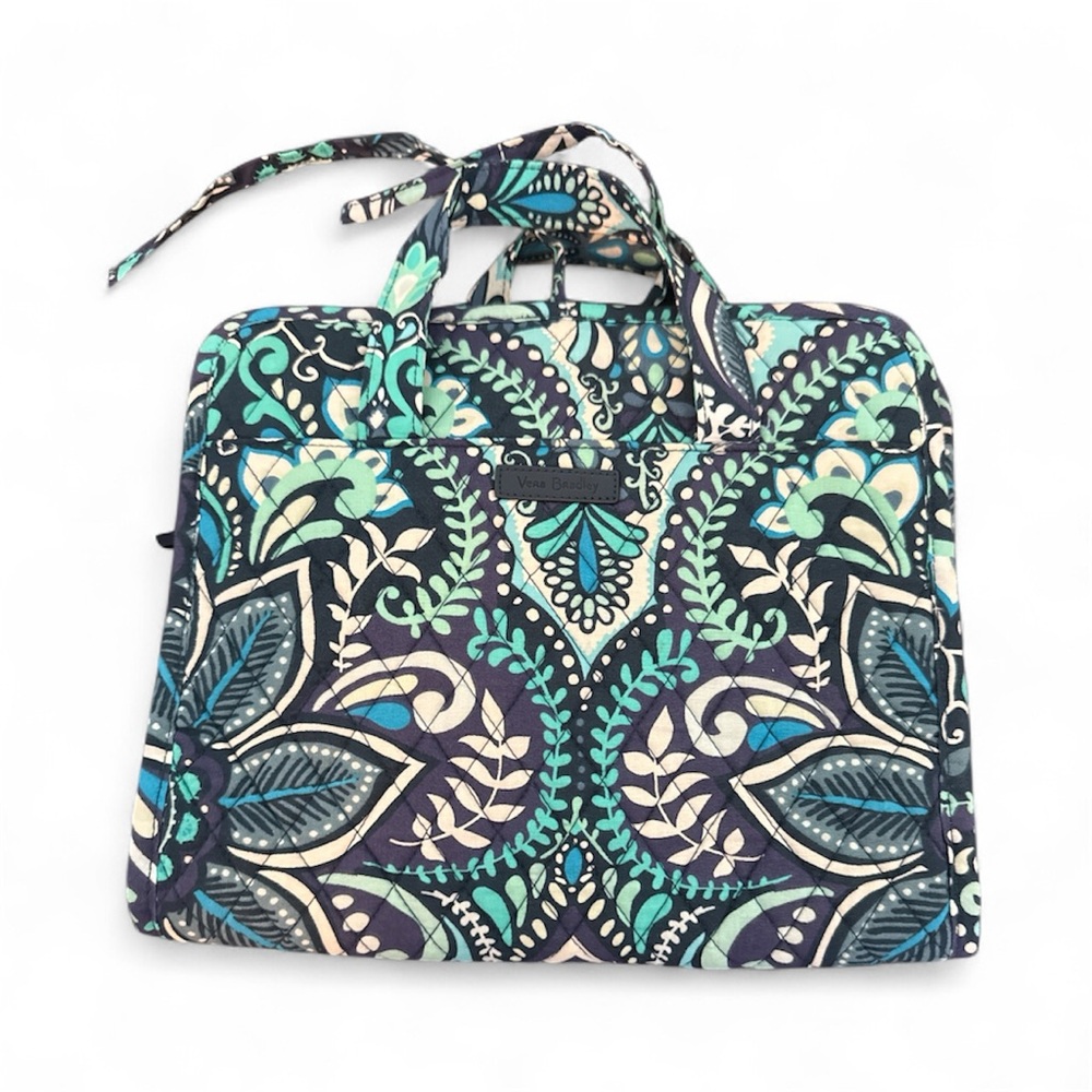 Vera Bradley blue medallion travel bag organizer